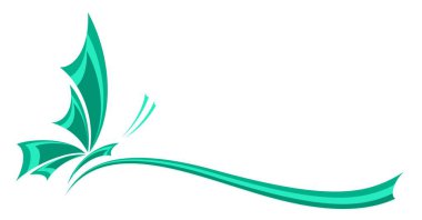 Logo stilize kelebek. 