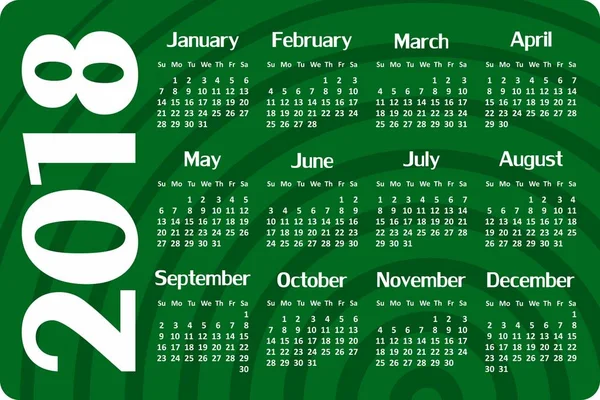 Календарний рік . — стоковий вектор