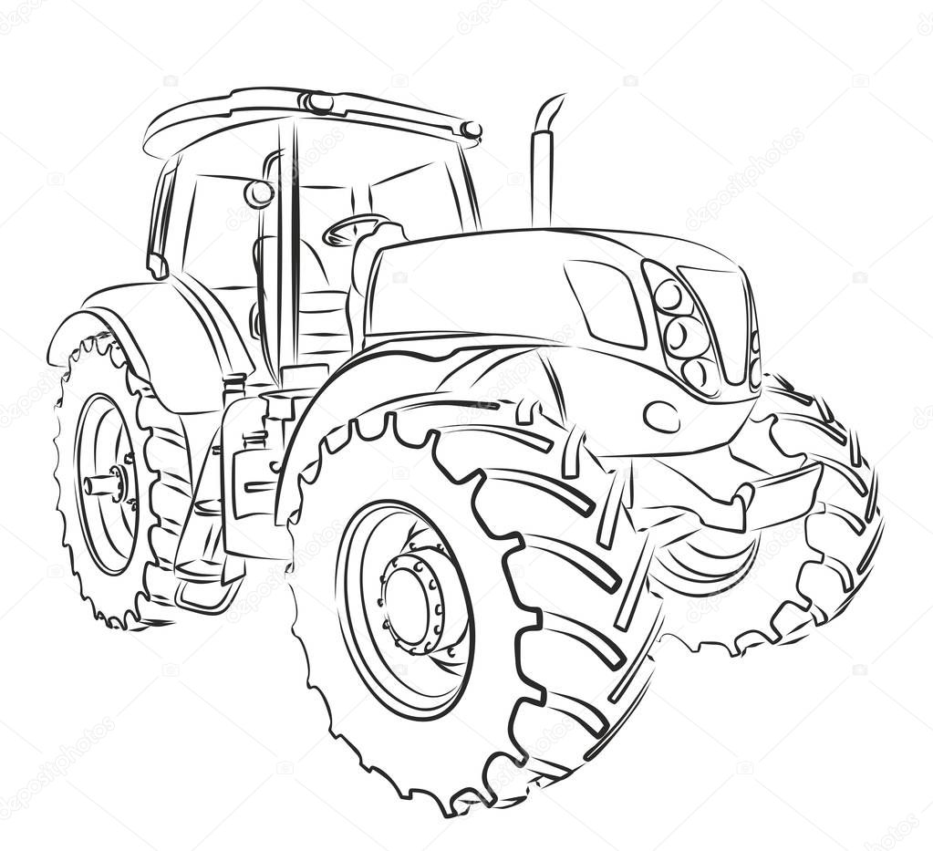 The Tractor Sketch. 