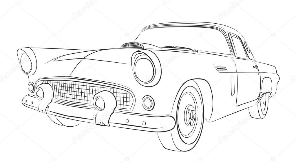A car Sketch. 