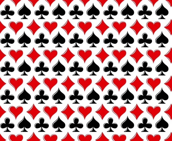 Bir arka plan ile semboller oyun kağıdı.