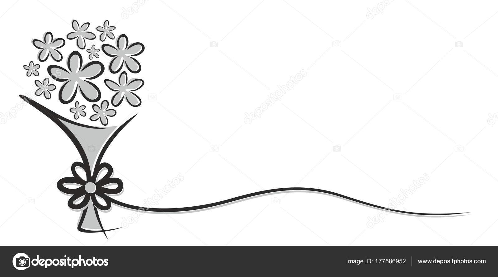 Logo Bouquet Fleurs Stylisé Image Vectorielle Designeran