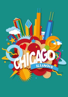 Chicago kağıt manzarası