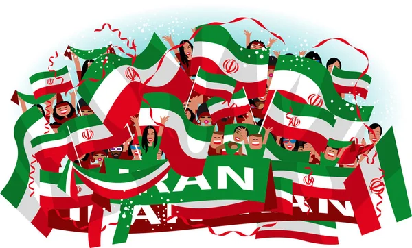 Iran Futbol Stadyumu — Stok Vektör