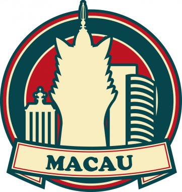 Macau syylized manzarası