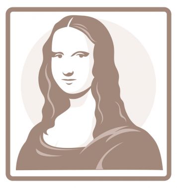 Mona Lisa leonardo Da Vinci clipart
