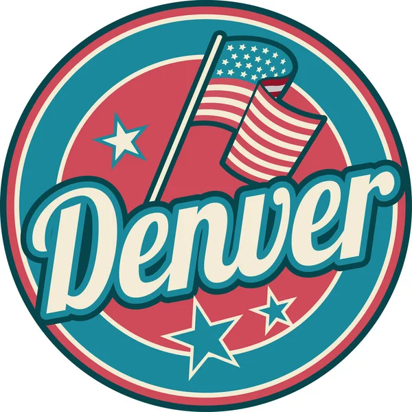 Symbole de Denver Colorado — Image vectorielle