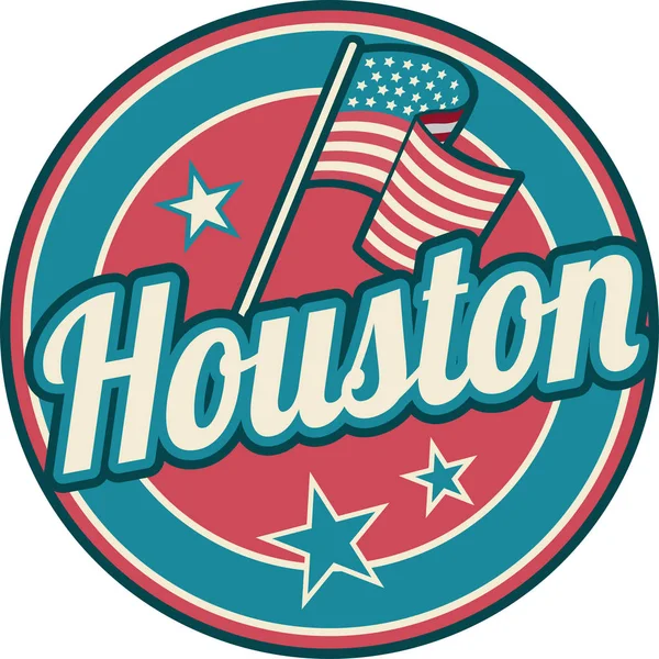 Houston Texas als Symbol — Stockvektor