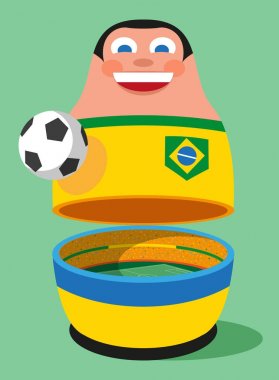 Brezilya futbol maskot