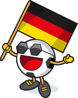 Almanya futbol topu maskot
