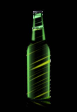 biralı yeşil şişe 