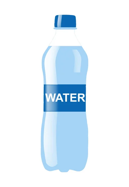 Botella de plástico con agua —  Fotos de Stock