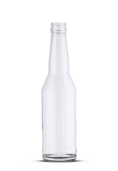 Glas leere Bierflasche — Stockfoto