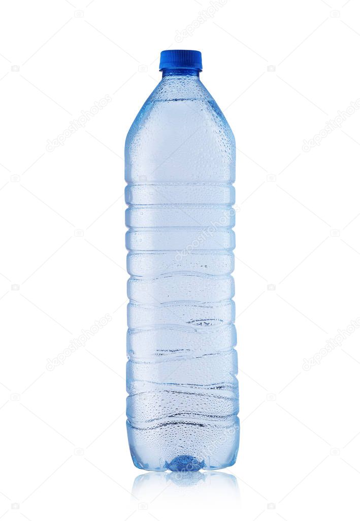 large plastic bottle with mineral water