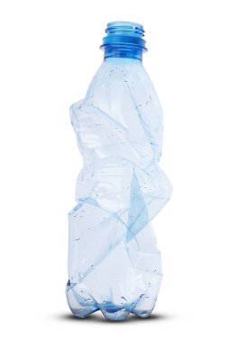 ezilmiş plastik şişe