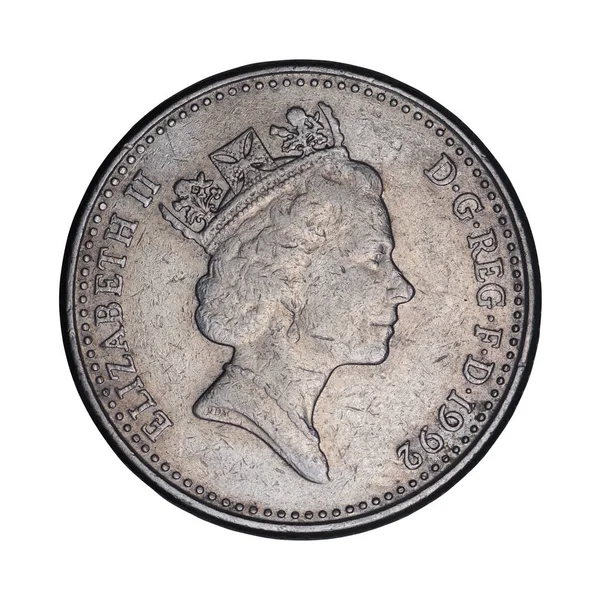 10 penny angol érme — Stock Fotó