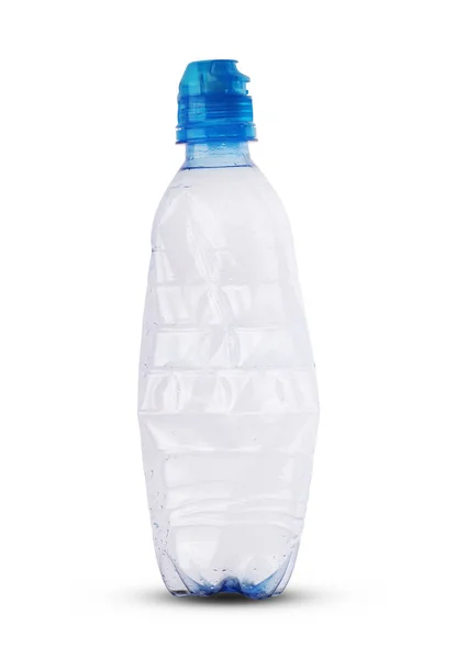 Подрібнений пластикова пляшка — стокове фото
