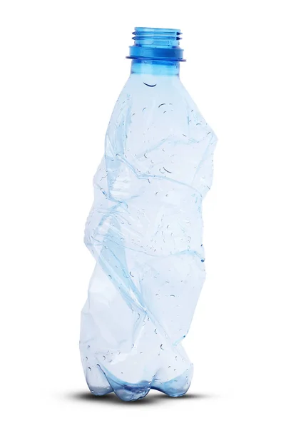 Botol plastik hancur — Stok Foto