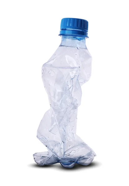 ezilmiş plastik şişe