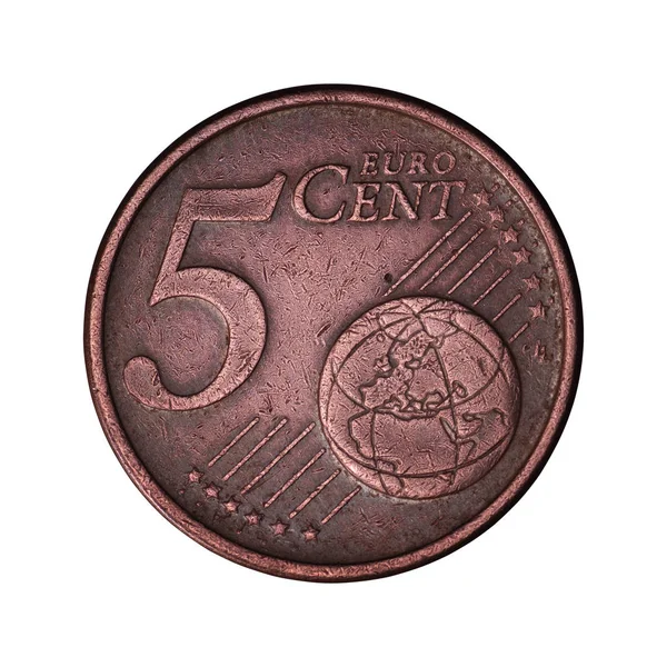 Beş euro cent — Stok fotoğraf