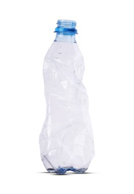 Küçük plastik boş su şişesi