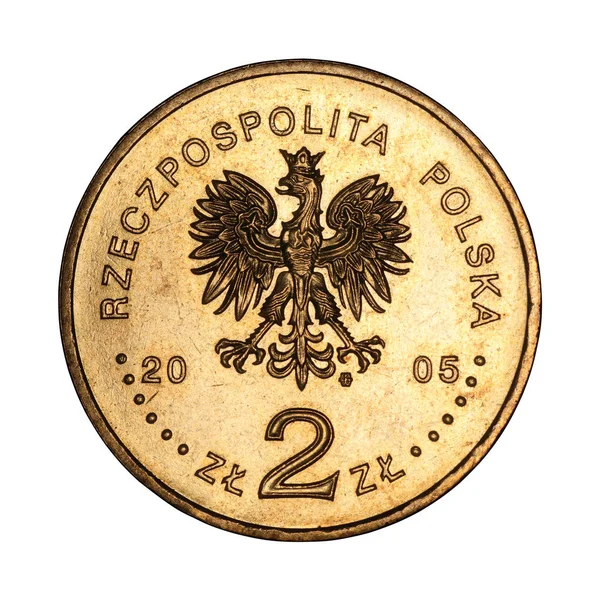Polish commemorative coin — Stock Photo, Image