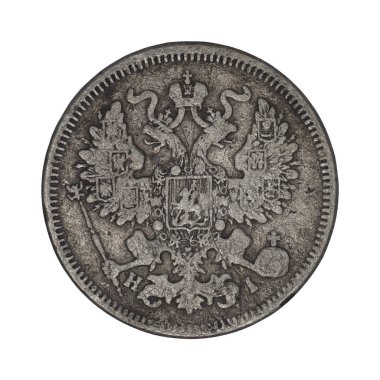 1869 'dan yirmi Rus kopek.