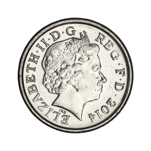 Angielski pięć pensów z 2014 roku — Zdjęcie stockowe