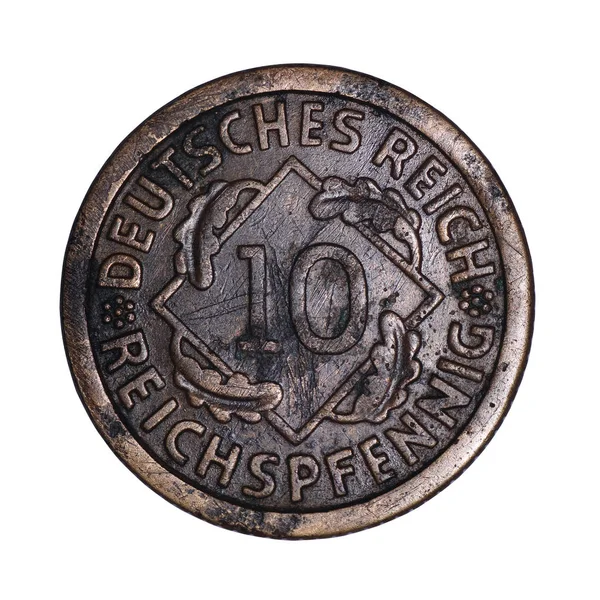 Diez pfennig de 1925 — Foto de Stock