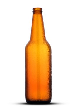 kahverengi boş bira şişesi