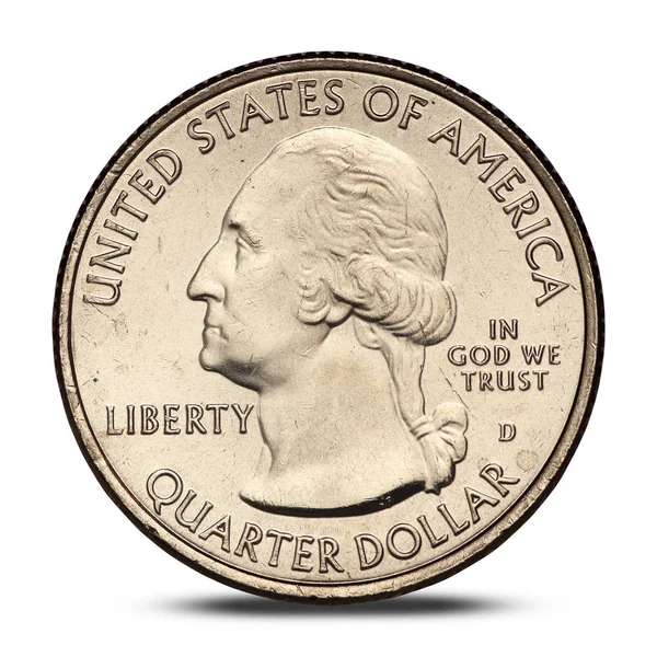 Κέρμα δολαρίων ΗΠΑ — Φωτογραφία Αρχείου