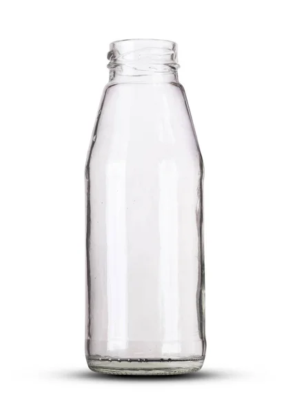 Μικρό γυάλινο μπουκάλι χυμό — Φωτογραφία Αρχείου