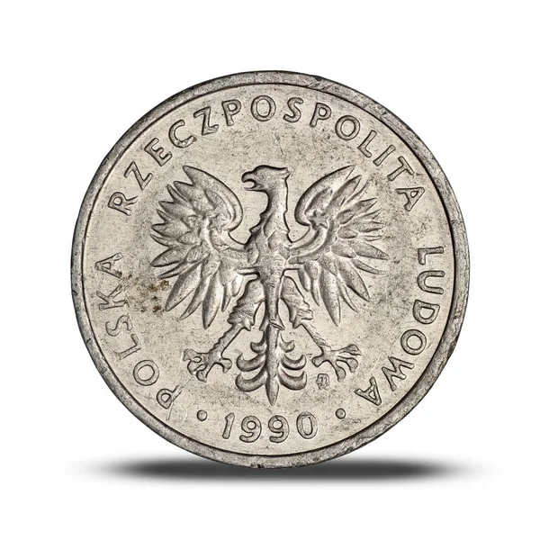 Polaco cinco groszy moneda de 1963 — Foto de Stock