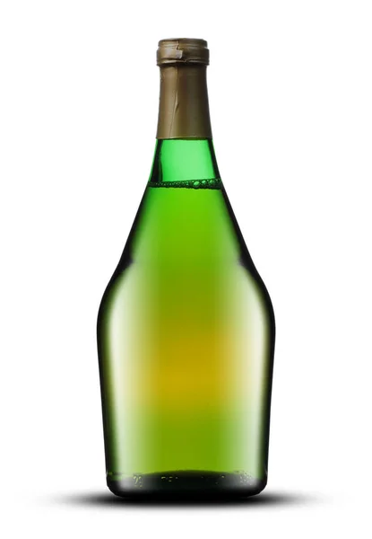 Zielona butelka z miodem — Zdjęcie stockowe