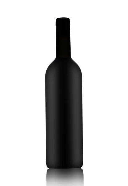 Garrafa de vinho cheio com cortiça — Fotografia de Stock