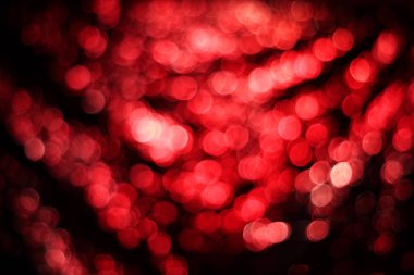 kırmızı bokeh ile siyah arkaplan