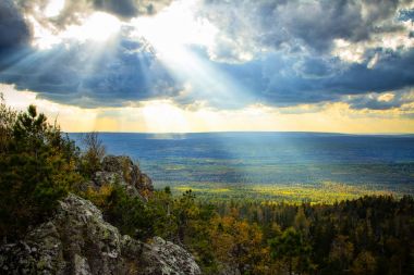 Sonbaharda ural Dağları