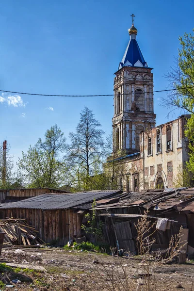 Irbit Kleine Russische Stadt Der Spitze — Stockfoto