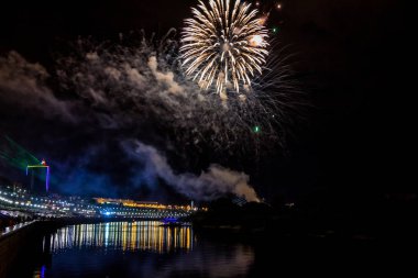 Havai fişek şehir, Tyumen bulunan Batı Sibirya, Rusya