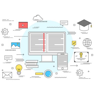 e-öğrenme ve çevrimiçi eğitim kavramı 