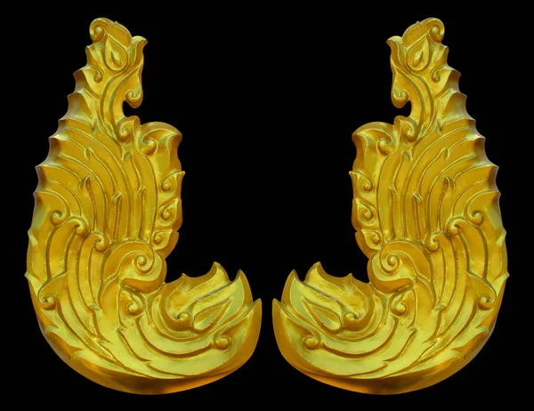 ゴールドの飾りメッキ ヴィンテージの花、ビクトリア朝のスタイル — ストック写真