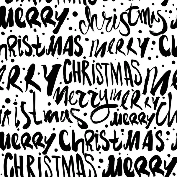 Sans couture Joyeux motif de Noël — Image vectorielle