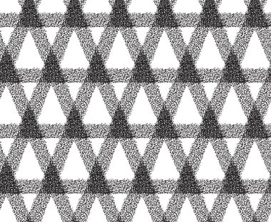Üçgen soyut kaotik desen