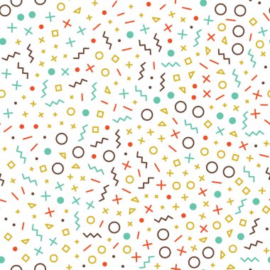 Vektör geometrik kusursuz desen