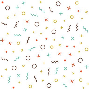 Vektör geometrik kusursuz desen