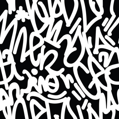 Graffiti sanat Seamless Modeli