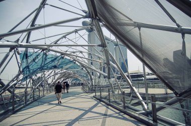 Cityscape gökdelen mimarisi günbatımı