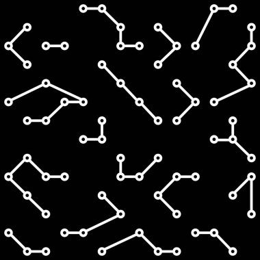 Dekoratif seamless basit modeli