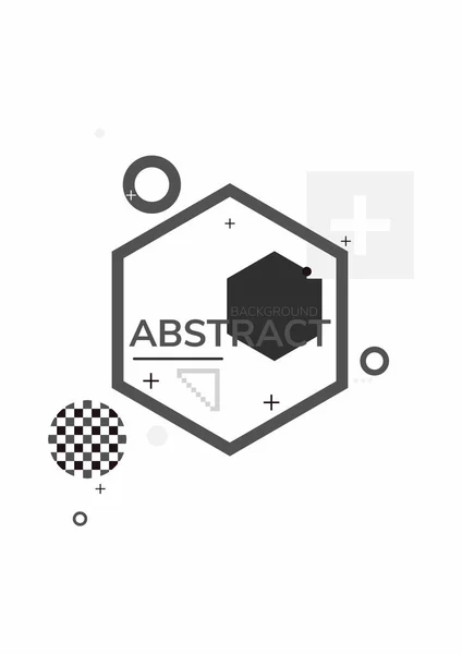 Affiche géométrique abstraite — Image vectorielle