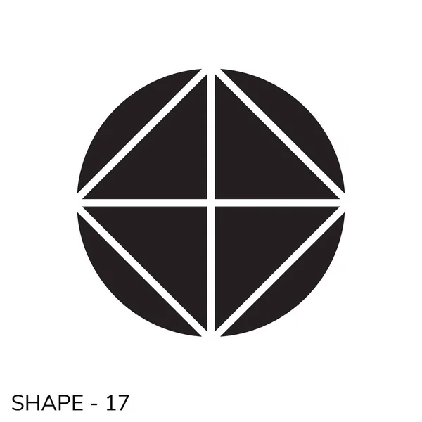 Forma geométrica simple — Archivo Imágenes Vectoriales